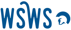 A wakeboat displaying the wws logo on a black background.