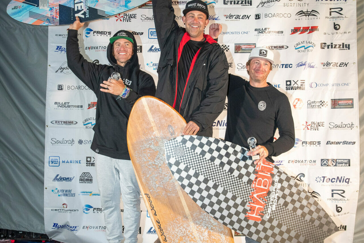 2024 WWSC Day 2 Recap: Group standing on podium.